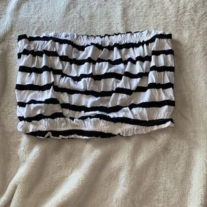 Black&White Stripped Tube Top